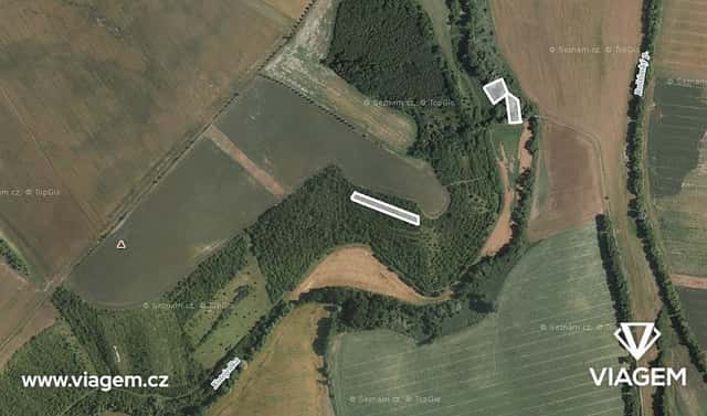Prodej pole 977 m², Cetechovice, okres Kroměříž