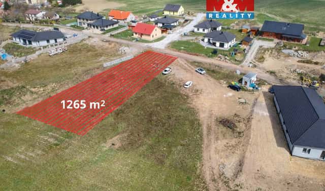 Prodej stavebního pozemku 1 265 m², Chotýčany, okres České Budějovice