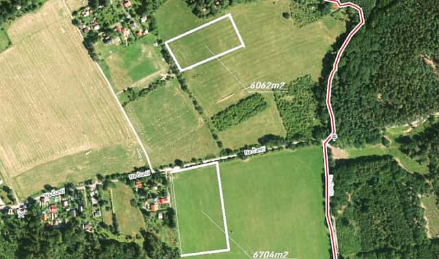 Prodej pole 6 704 m², Kytín, okres Praha-západ