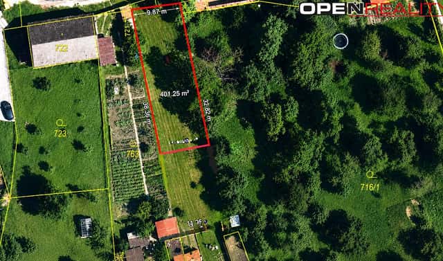 Prodej stavebního pozemku 400 m², Nížkovice, okres Vyškov