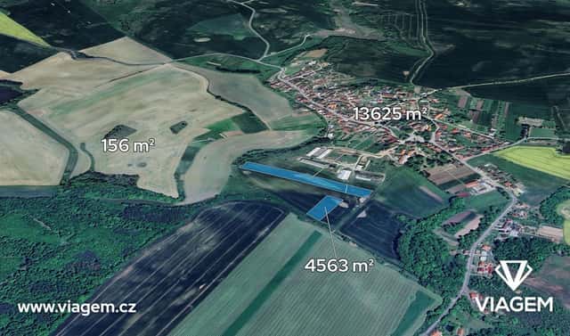 Prodej pole 2 038 m², Hostim, okres Znojmo