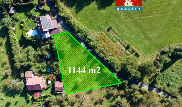 Prodej stavebního pozemku 1 144 m², Zašová – Veselá, okres Vsetín