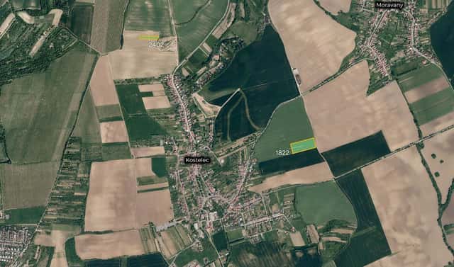 Prodej pole 14 542 m², Kostelec, okres Hodonín