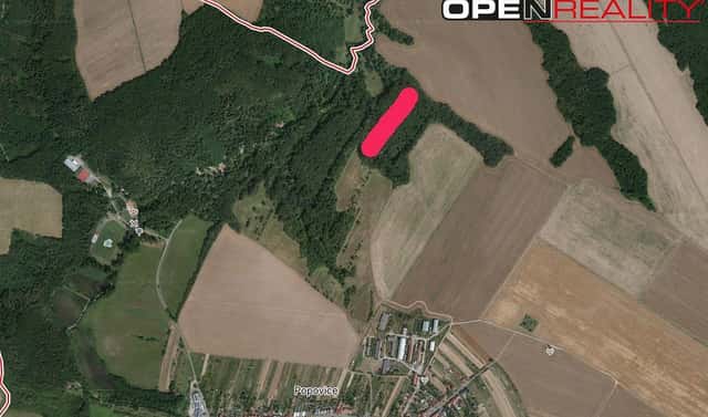 Prodej lesa 1 876 m², Popovice, okres Uherské Hradiště