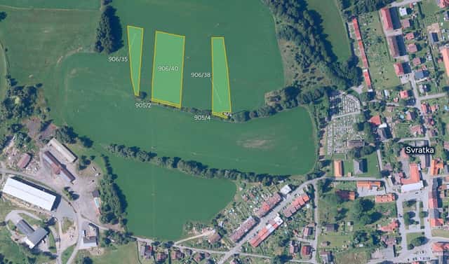 Prodej pole 10 657 m², Svratka, okres Žďár nad Sázavou
