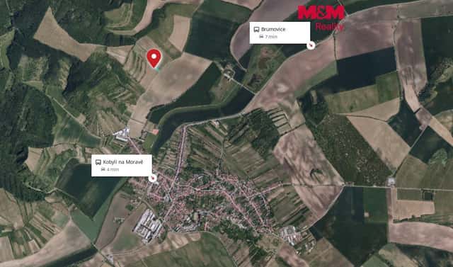 Prodej pole 2 899 m², Brumovice, okres Břeclav