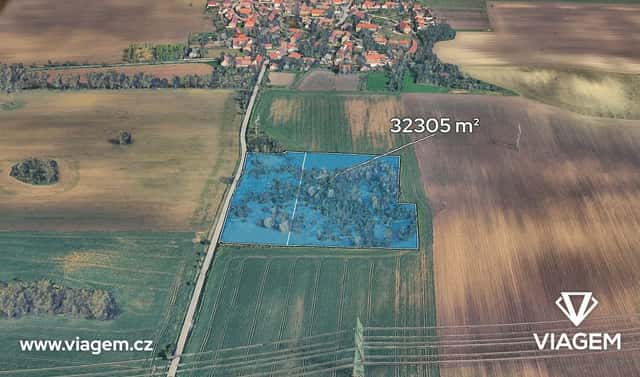 Prodej pole 358 m², Chržín, okres Kladno