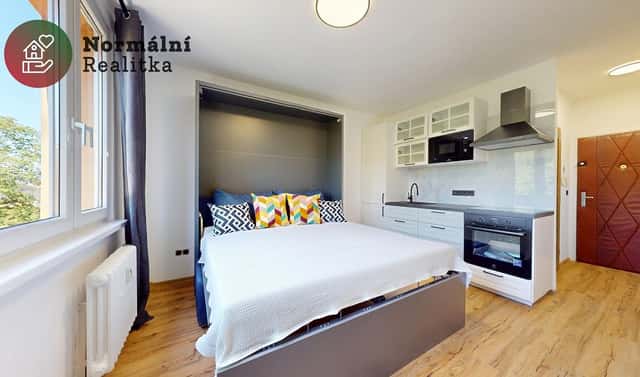 Pronájem bytu 1+kk 20 m², Tolstého, Ústí nad Labem – Střekov