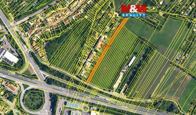 Prodej pole 1 198 m², Brno, okres Brno-město