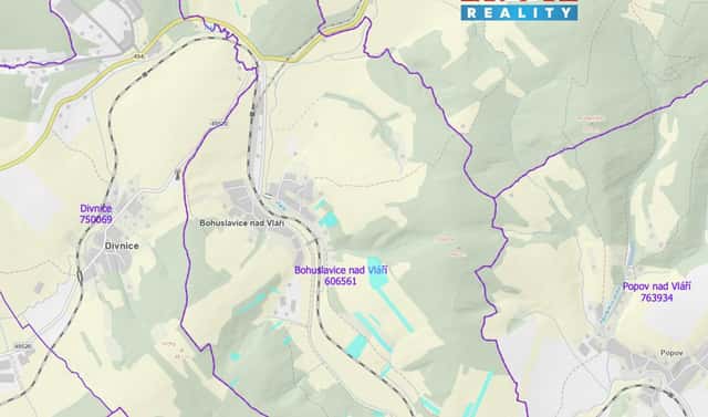 Prodej louky 127 756 m², Bohuslavice nad Vláří, okres Zlín