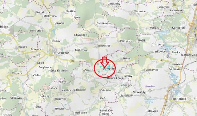 Prodej lesa 7 437 m², Tisem – Podomí, okres Benešov
