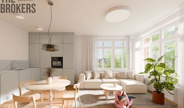 Prodej bytu 3+kk 86 m², Pomezní, Praha 8 – Libeň