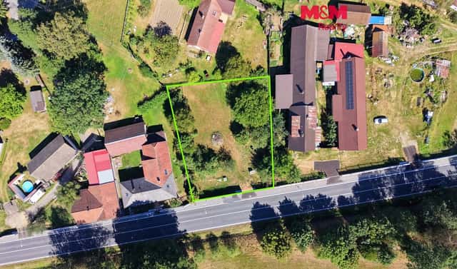 Prodej stavebního pozemku 1 177 m², Kamenice nad Lipou – Pravíkov, okres Pelhřimov