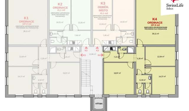 Prodej kanceláře 108 m², Polná, okres Jihlava