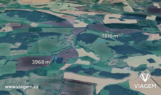 Prodej pole 589 m², Újezdec, okres Prachatice