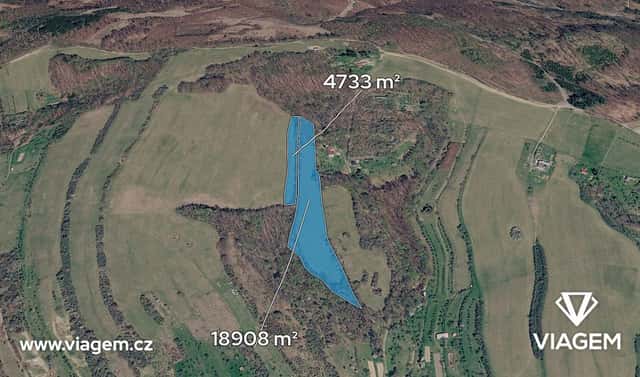 Prodej pole 1 576 m², Košíky, okres Uherské Hradiště