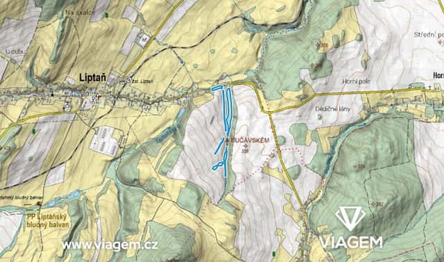 Prodej lesa 3 475 m², Liptaň, okres Bruntál