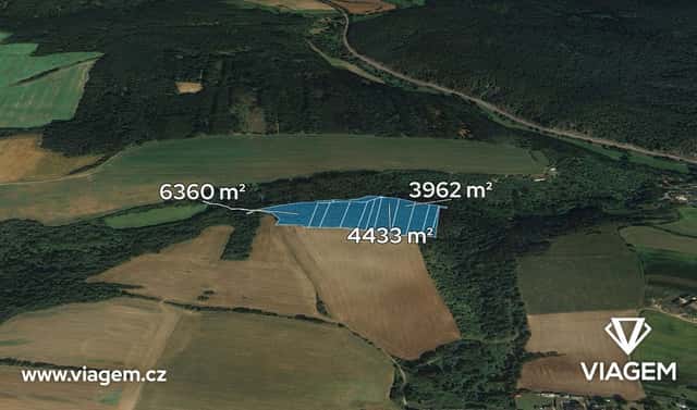 Prodej lesa 1 915 m², Pavlíkov, okres Rakovník