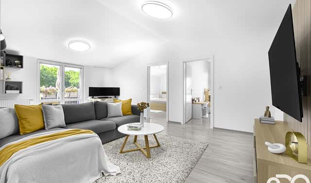 Prodej bytu 3+1 70 m², U Tvrze, Hostouň, okres Kladno