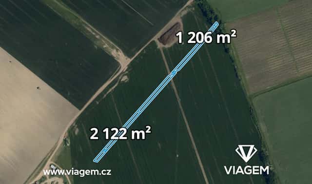 Prodej pole 3 328 m², Dubňany, okres Hodonín