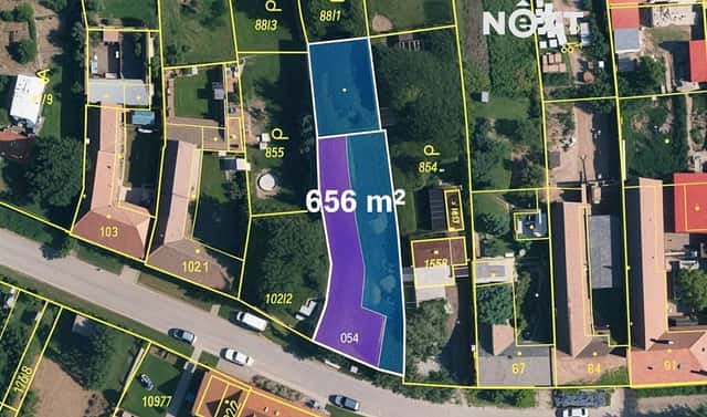 Prodej stavebního pozemku 656 m², Dyjákovice, okres Znojmo