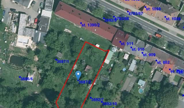 Prodej zahrady 1 178 m², Domažlice – Město