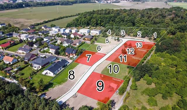 Prodej stavebního pozemku 1 371 m², Kolín