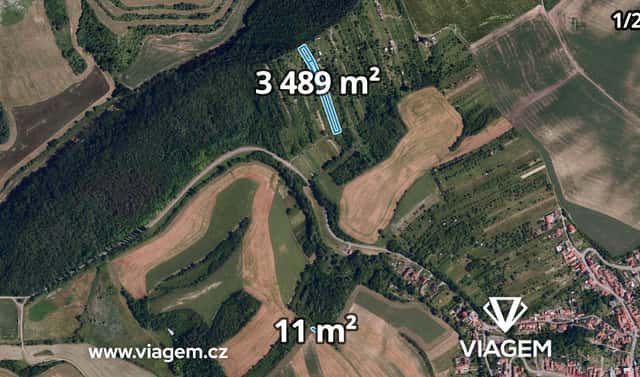 Prodej zahrady 877 m², Kobeřice u Brna, okres Vyškov