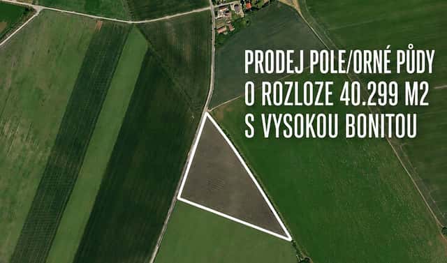 Prodej pole 40 299 m², Kněžice, okres Nymburk