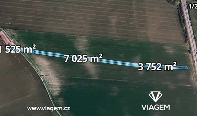 Prodej pole 2 055 m², Nosislav, okres Brno-venkov