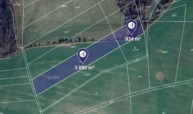 Prodej pole 4 448 m², Biskupice, okres Zlín