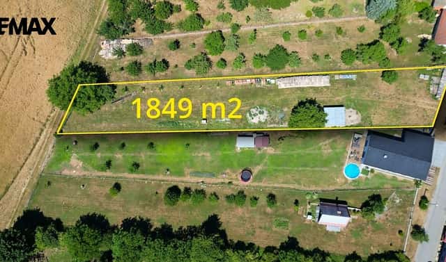 Prodej stavebního pozemku 1 849 m², Hlubočany – Terešov, okres Vyškov