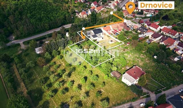 Prodej stavebního pozemku 1 652 m², Drnovice, okres Vyškov