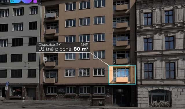 Prodej bytu 2+1 80 m², Koliště, Brno – Černá Pole, okres Brno-město