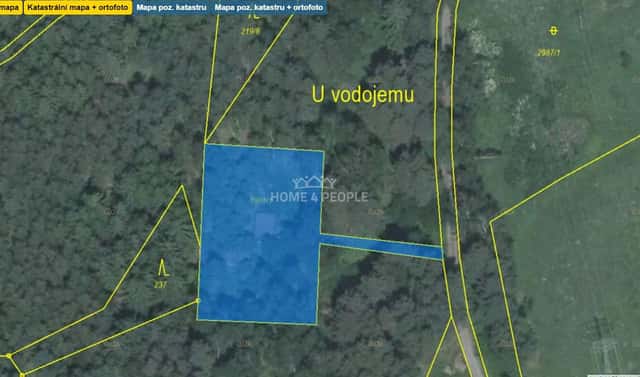 Prodej zahrady 1 463 m², Větřní – Hašlovice, okres Český Krumlov
