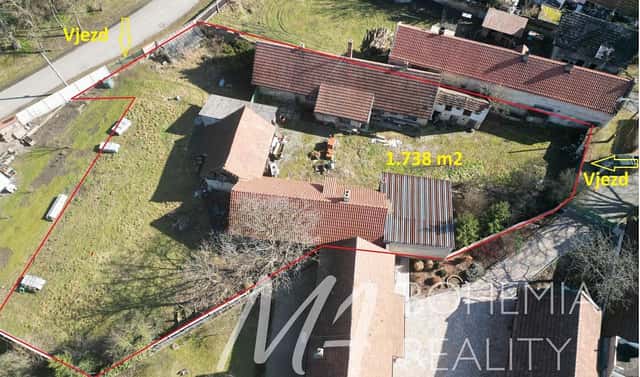Prodej domu 300 m² s pozemkem 1 738 m², Vrutická, Velký Borek, okres Mělník