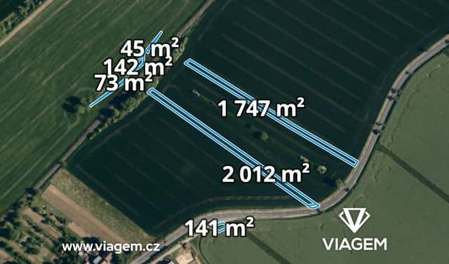 Prodej pole 2 274 m², Zdounky, okres Kroměříž