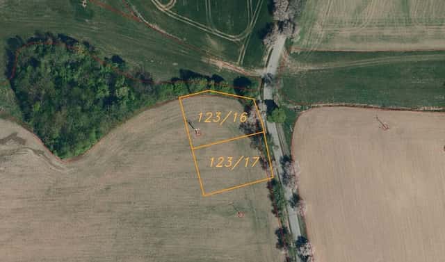Prodej pozemku 2 200 m², Boňkov, okres Havlíčkův Brod