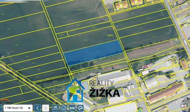 Prodej pole 2 060 m², Pozořice, okres Brno-venkov