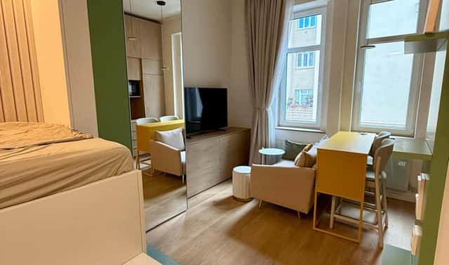 Pronájem bytu 1+kk 26 m², Vosmíkových, Praha 8 – Libeň