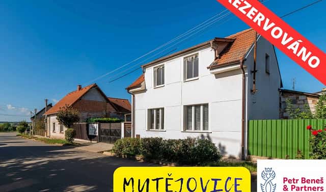 Prodej domu 77 m² s pozemkem 348 m², 1. máje, Mutějovice, okres Rakovník