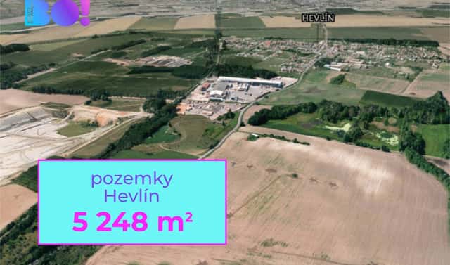Prodej pole 5 248 m², Hevlín, okres Znojmo