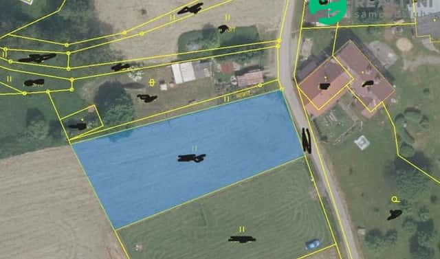 Prodej stavebního pozemku 1 800 m², Brniště, okres Česká Lípa