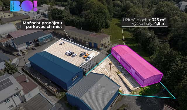 Pronájem skladovacích prostor 325 m², Jablunkov, okres Frýdek-Místek