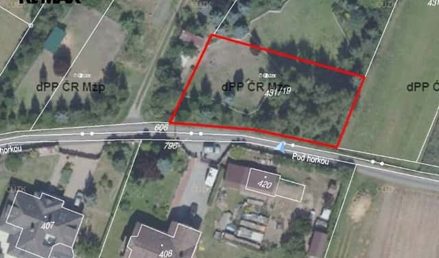 Prodej stavebního pozemku 934 m², Tišice, okres Mělník