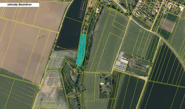 Prodej zahrady 5 529 m², Bezměrov, okres Kroměříž