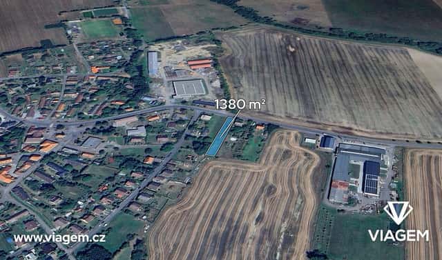 Prodej stavebního pozemku 1 380 m², Věšín, okres Příbram