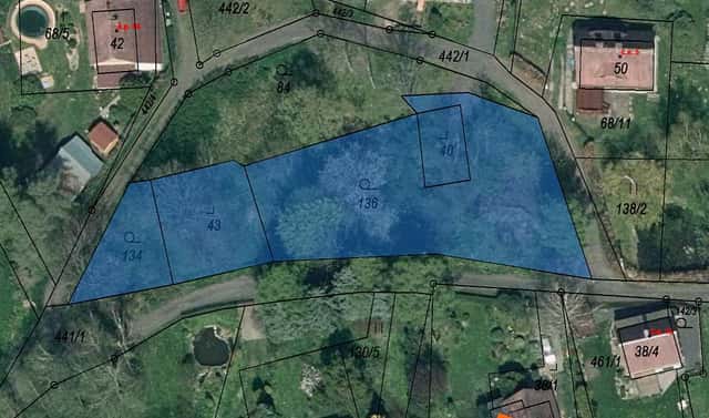 Prodej stavebního pozemku 1 388 m², Velký Šenov, okres Děčín