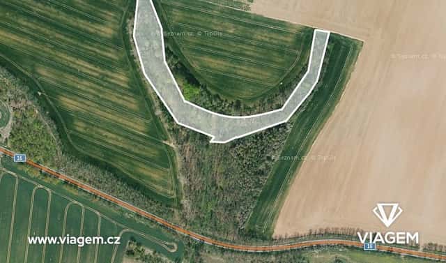 Prodej lesa 8 584 m², Mělnické Vtelno, okres Mělník