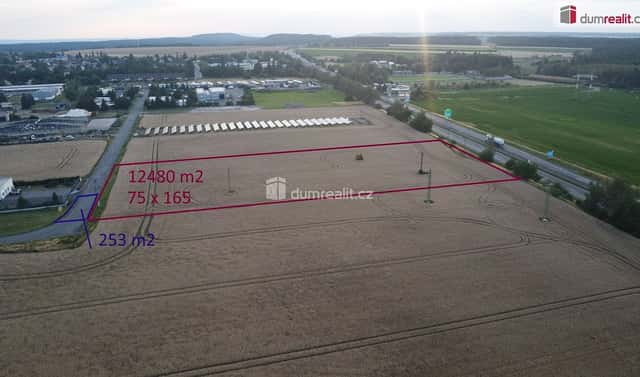 Prodej pole 12 733 m², Jiřího Šotky, Nové Strašecí, okres Rakovník